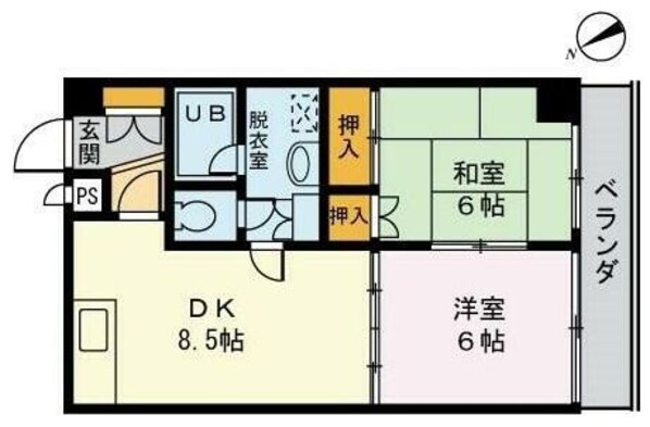 ルミエール上杉の物件間取画像
